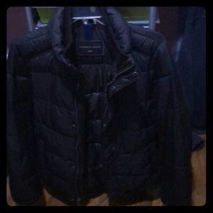 Padded coat with snaps and zipper. Andrew Mark.